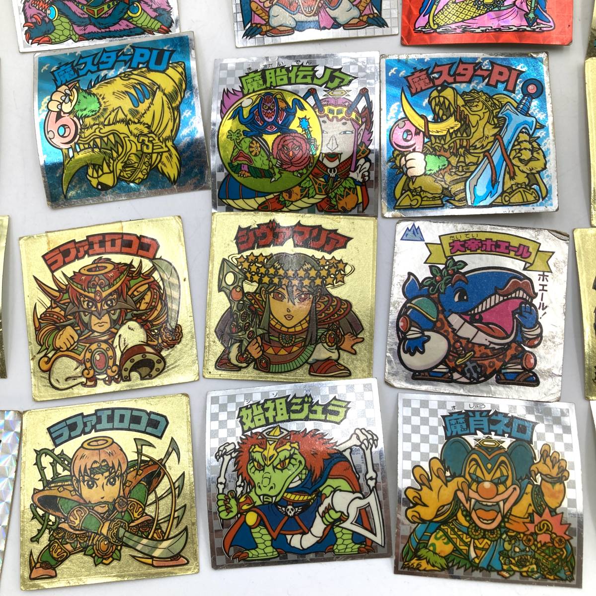まとめて『ビックリマンシール セット 大量 経年劣化 状態難有』現状品 