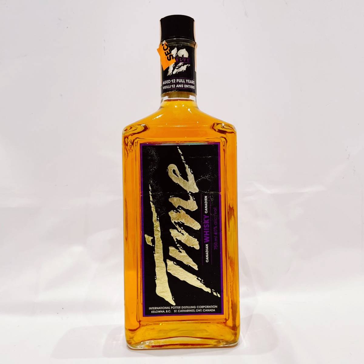 未開栓☆CANADIAN WHISKY TIME 750ml 40%☆カナディアン/ウイスキー
