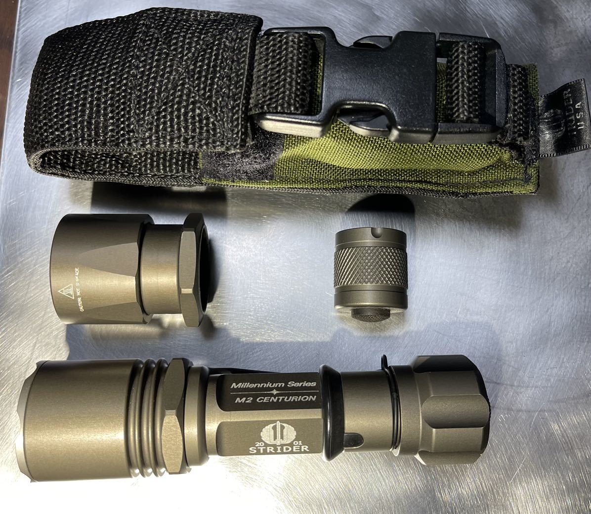 シュアファイヤーXストライダーコラボ　ライト surefire シュアファイアM2ストライダーコラボ カスタムライト H2T雷光