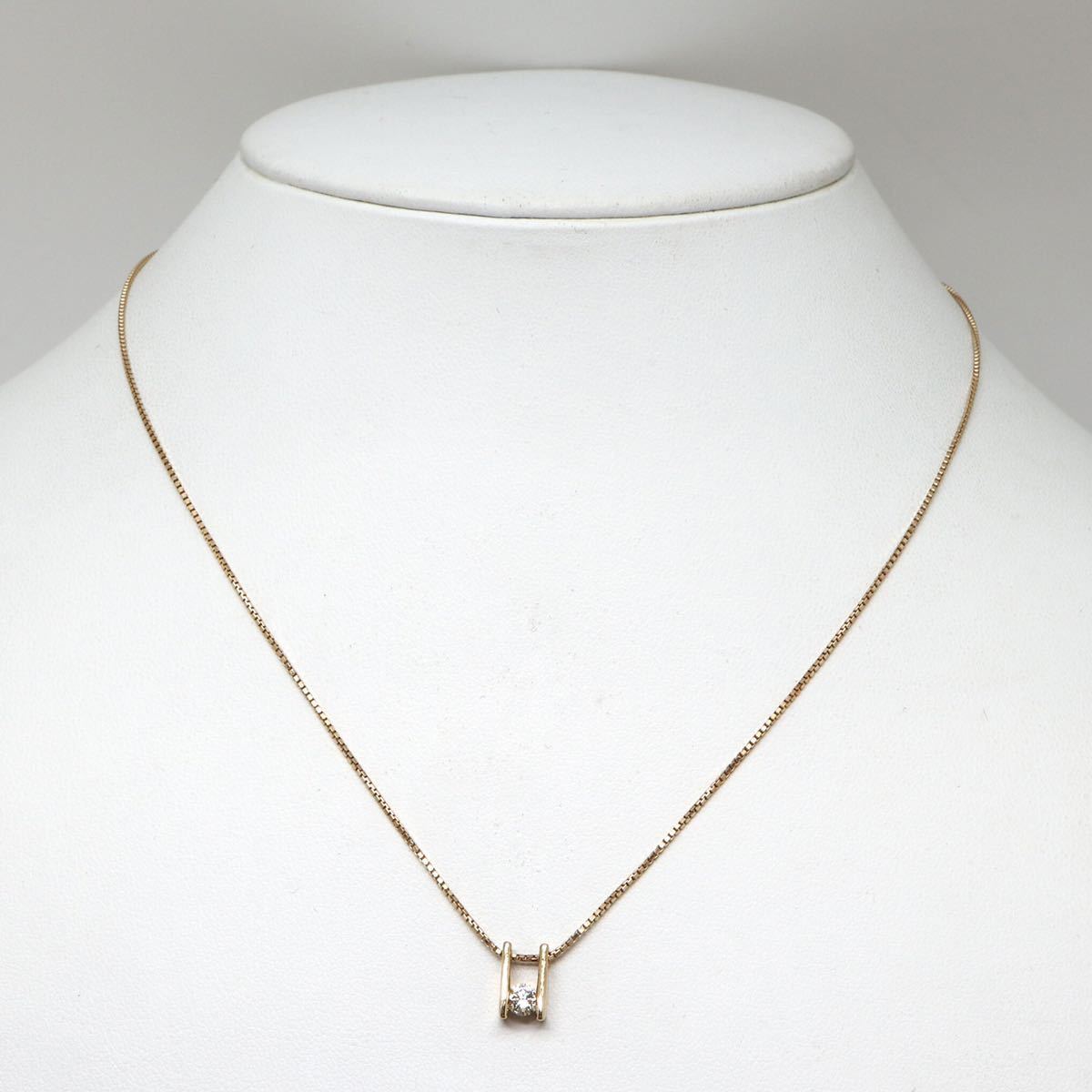 TASAKI(田崎真珠)】天然ダイヤモンドネックレス/ペンダント0.21ct K18
