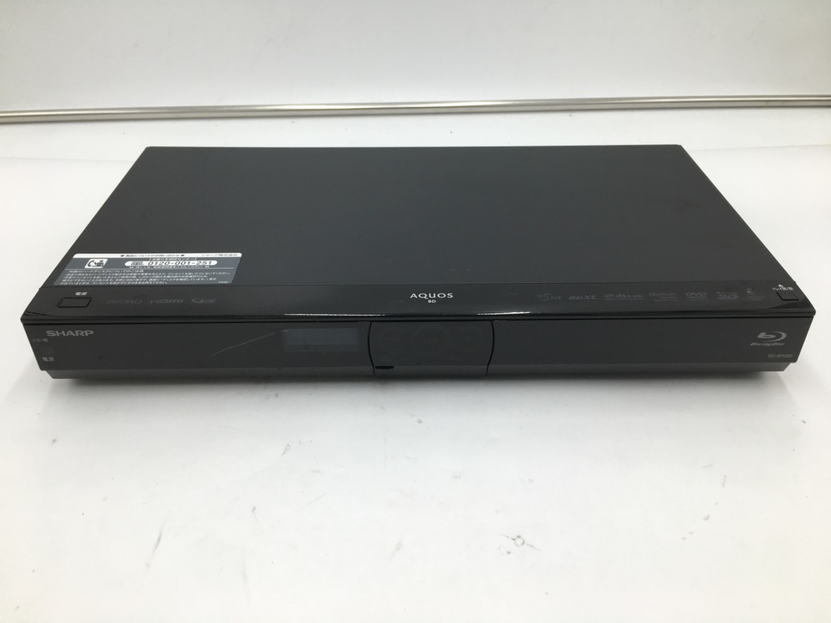 SHARP AQUOS BD-W1200 ブルーレイディスクレコーダー シャープ AQUOS