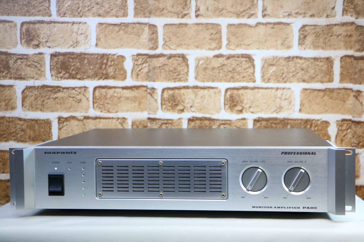 marantz PA02 マランツプロ パワーアンプ 鈴木哲氏の会心作