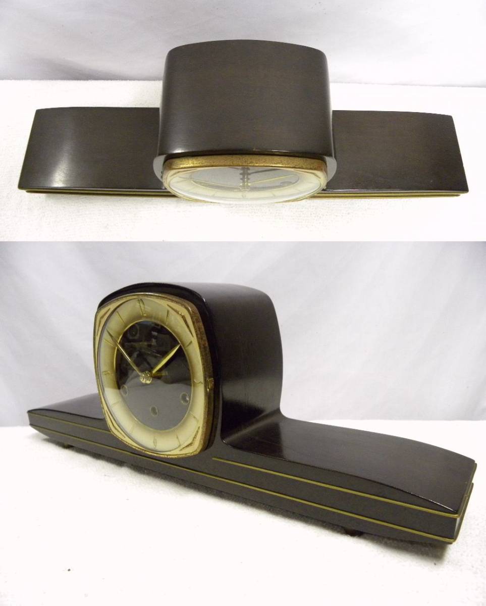 ヴィンテージ MAULTHE マウテ 置時計 （ウエストミンスターチャイム） MAUTHE マウテ 置時計 ウエストミンスター・チャイム