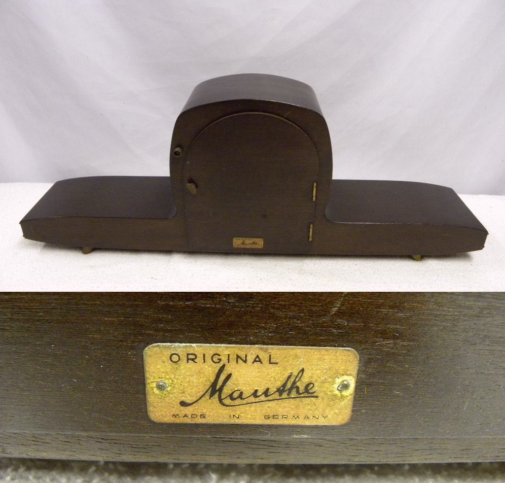 ヴィンテージ MAULTHE マウテ 置時計 （ウエストミンスターチャイム） MAUTHE マウテ 置時計 ウエストミンスター・チャイム