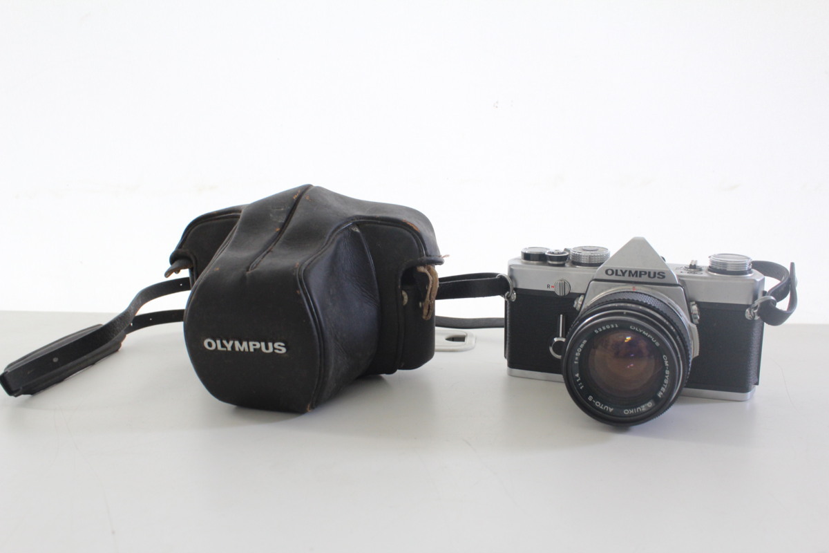 オリンパス OM-1 MF1眼レフ OM-SYSTEM G.ZUIKO カメラ 50mm f1.4○ |