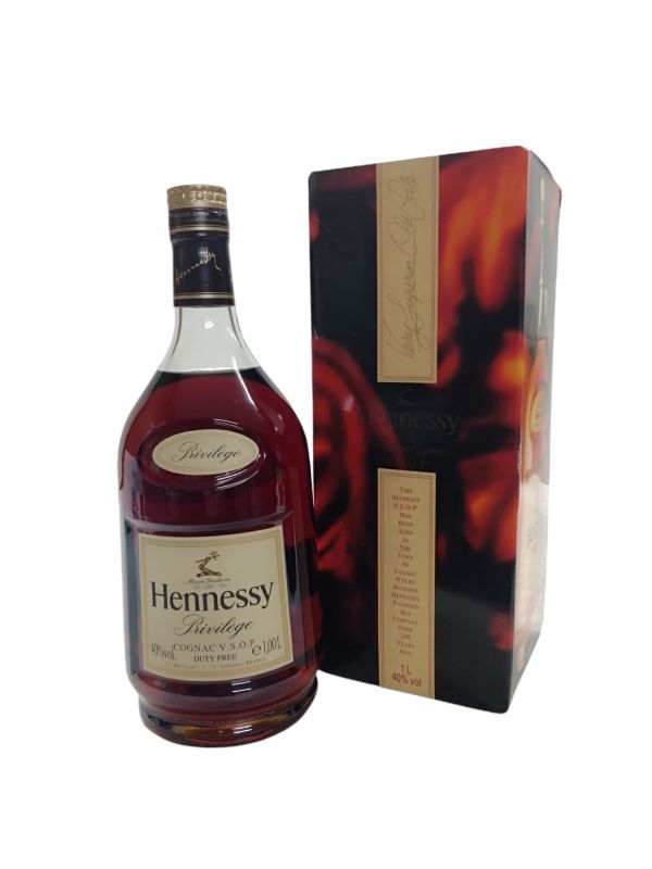 未開栓 ヘネシー VSOP プリヴィレッジ HENNESSY ヘネシー V.S.O.P PRIVILEGE プリヴィレッジ 40% 1000ml 箱付