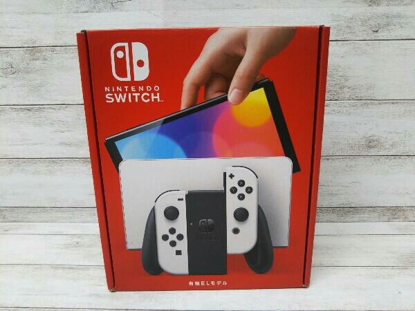 未使用品】 Nintendo Switch(有機ELモデル) Joy-Con(L)/(R) ホワイト