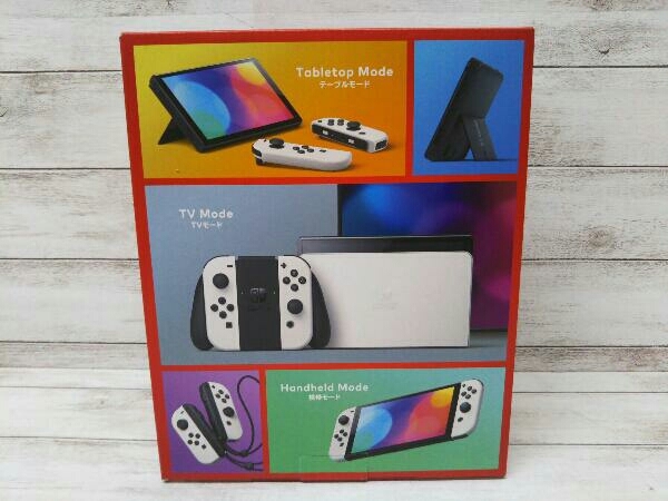 未使用品】 Nintendo Switch(有機ELモデル) Joy-Con(L)/(R) ホワイト