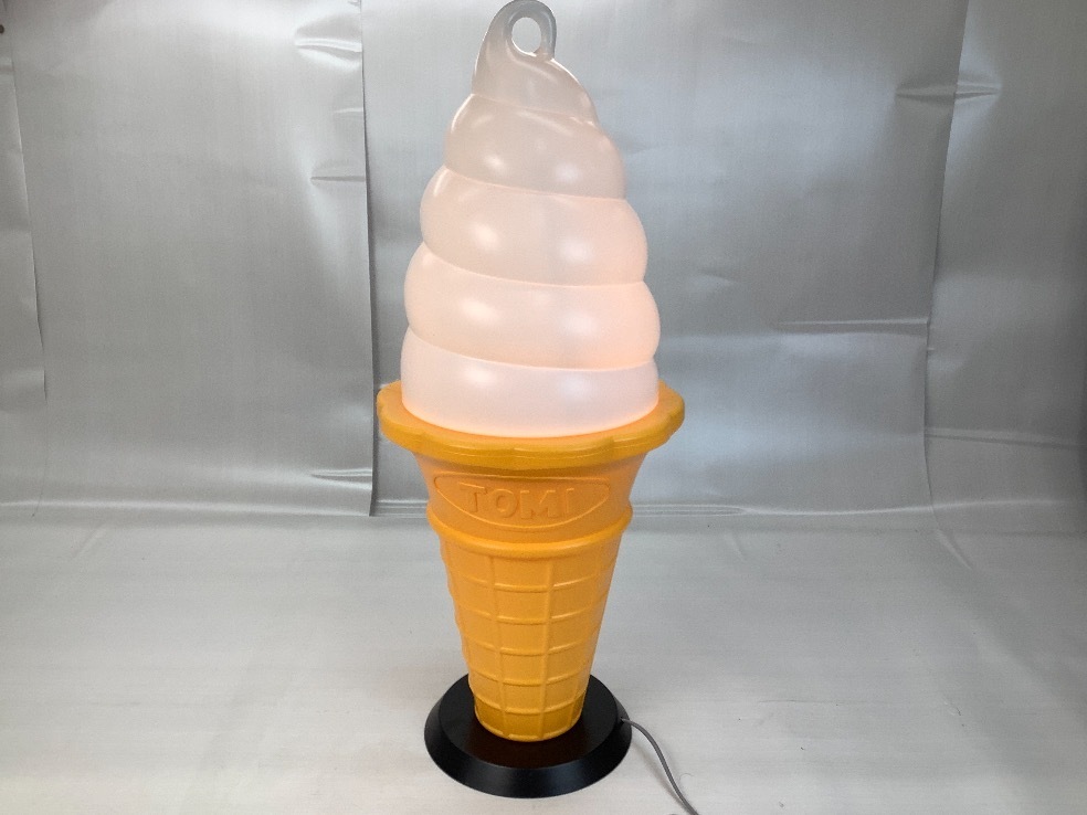 TOMI ソフトクリーム スジャータ ソフトクリーム看板 中古 自立式電飾
