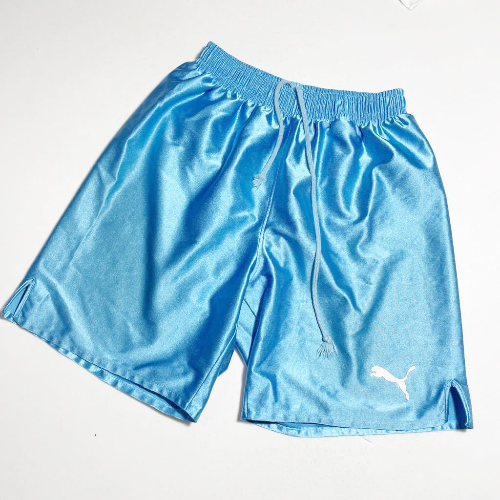 プーマ Puma 水 ブルー サッカー トレーニング用 光沢サカパン サッカーパンツ Lサイズ Lサイズ 売買されたオークション情報 Yahooの商品情報をアーカイブ公開 オークファン Aucfan Com