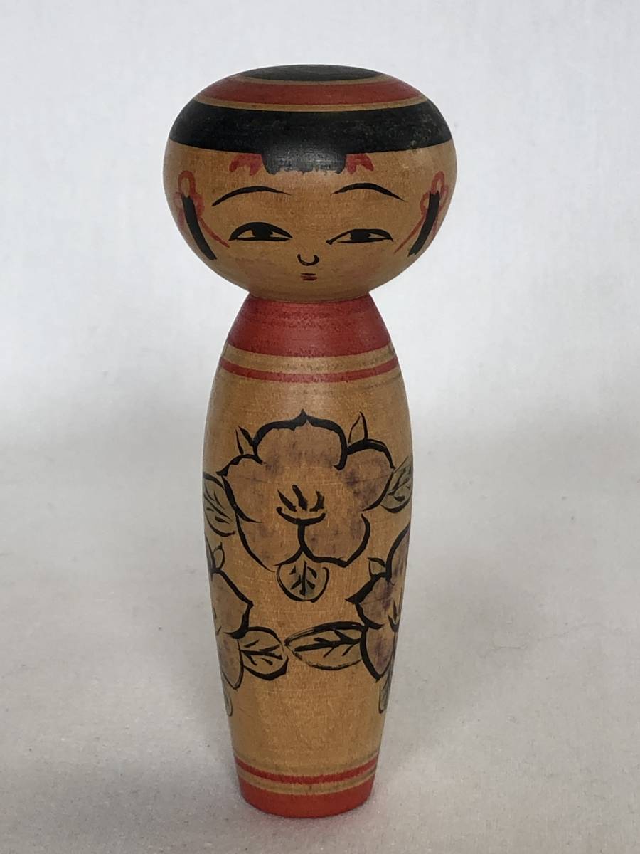 値下げ/遺作【酒井正進作】中ノ沢 昭和51年作 美品 伝統こけし 24cm