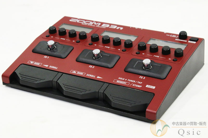 ZOOM B3n: ZOOMの定番マルチエフェクター「G3n」のベース版