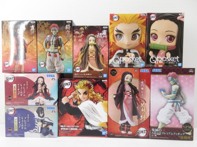 n15965-ty 未開封○10個セット 鬼滅の刃 Qposket 絆ノ装 鬼ノ装 SPM