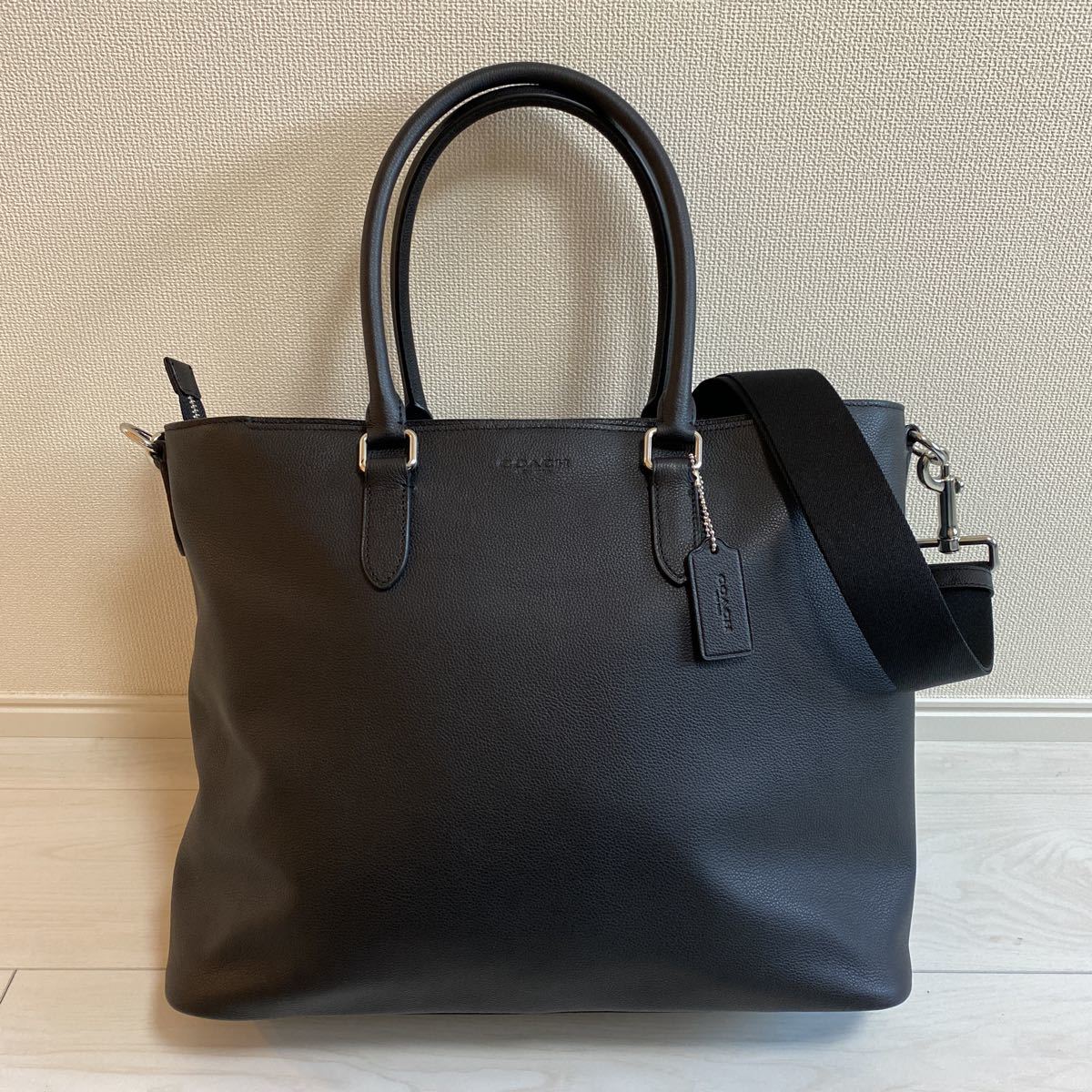 新品・未使用】COACH コーチトートバッグ 締め付けれ ビジネス メンズ 