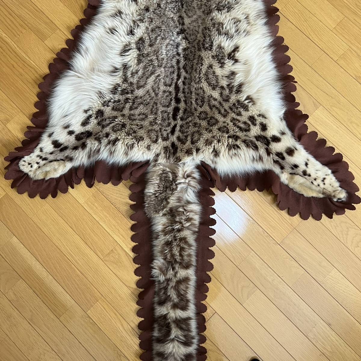 ユキヒョウ 剥製 全長212cm 国際希少野生動植物種登録票付 稀少 雪豹