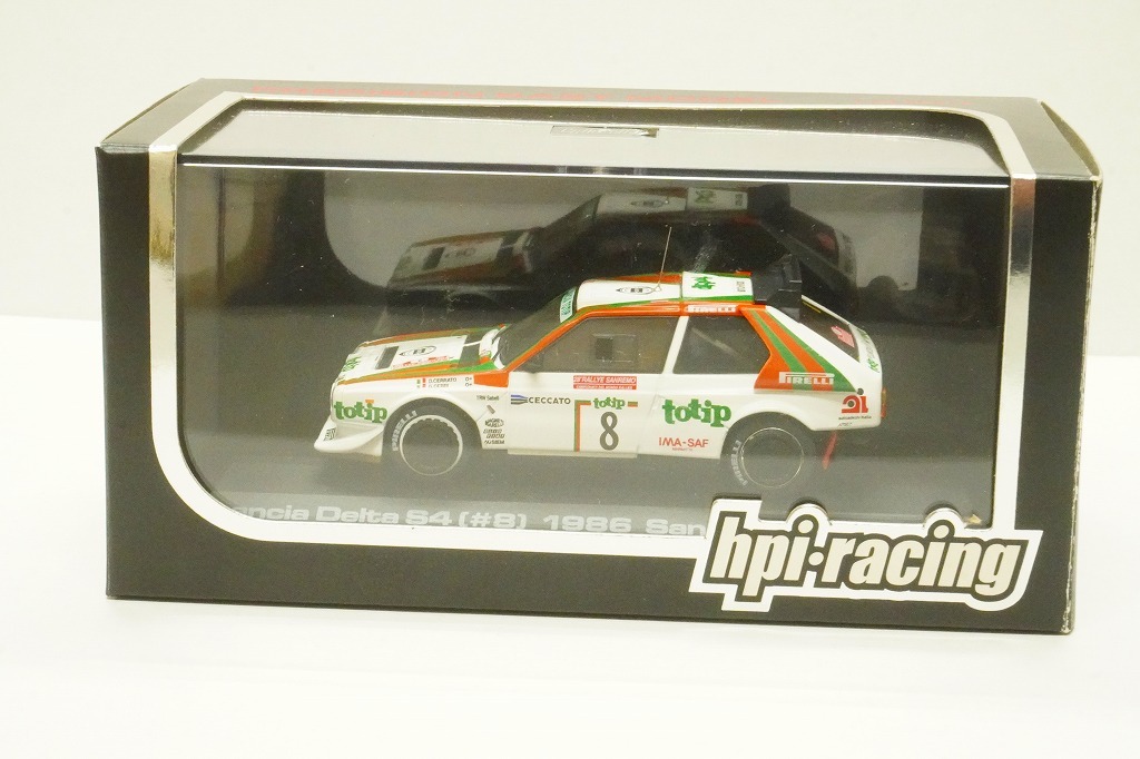 カズ HPI 1/43　LANCIA DELTA S4 サンレモ ミニカー/モデルカー○1/43 hpi-racing ランチア・デルタS4 #8 Lancia