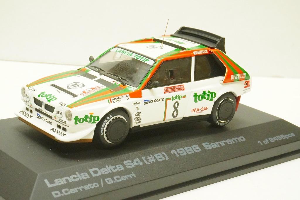 ミニカー/モデルカー○1/43 hpi-racing ランチア・デルタS4 #8 Lancia