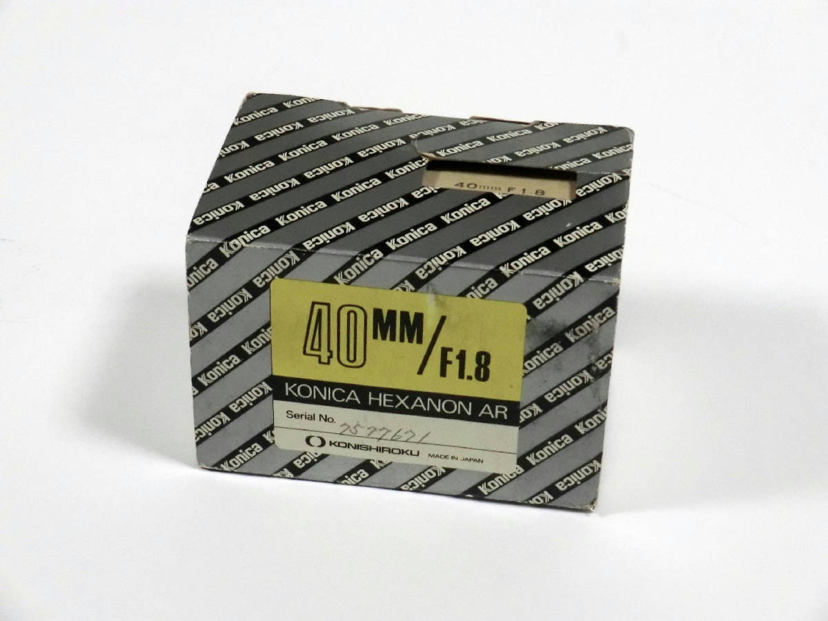 KONICA HEXANON 40mm F1.8 コニカ ヘキサノン Konica HEXANON AR 40mm