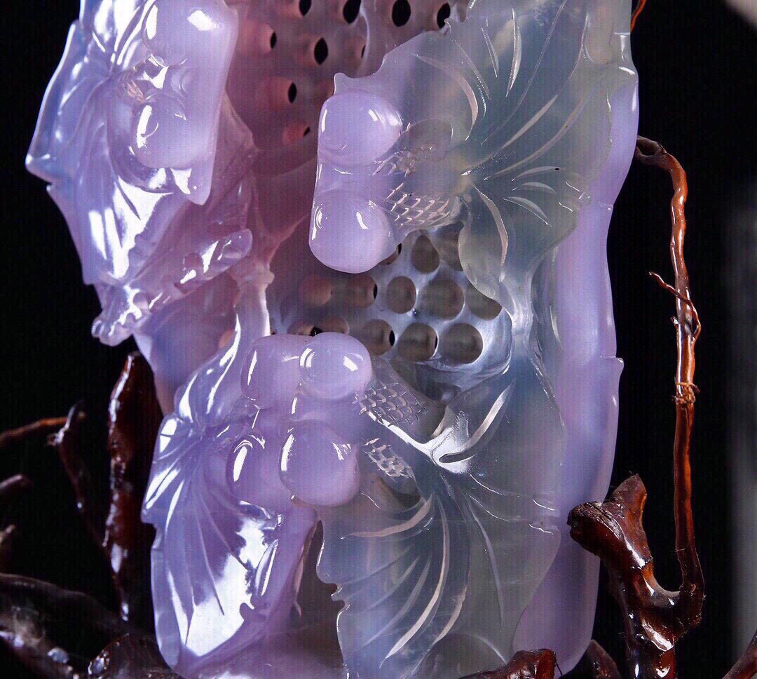 BS127☆極上品収蔵☆三彩翡翠石 魚 翡翠彫 極細工 細密