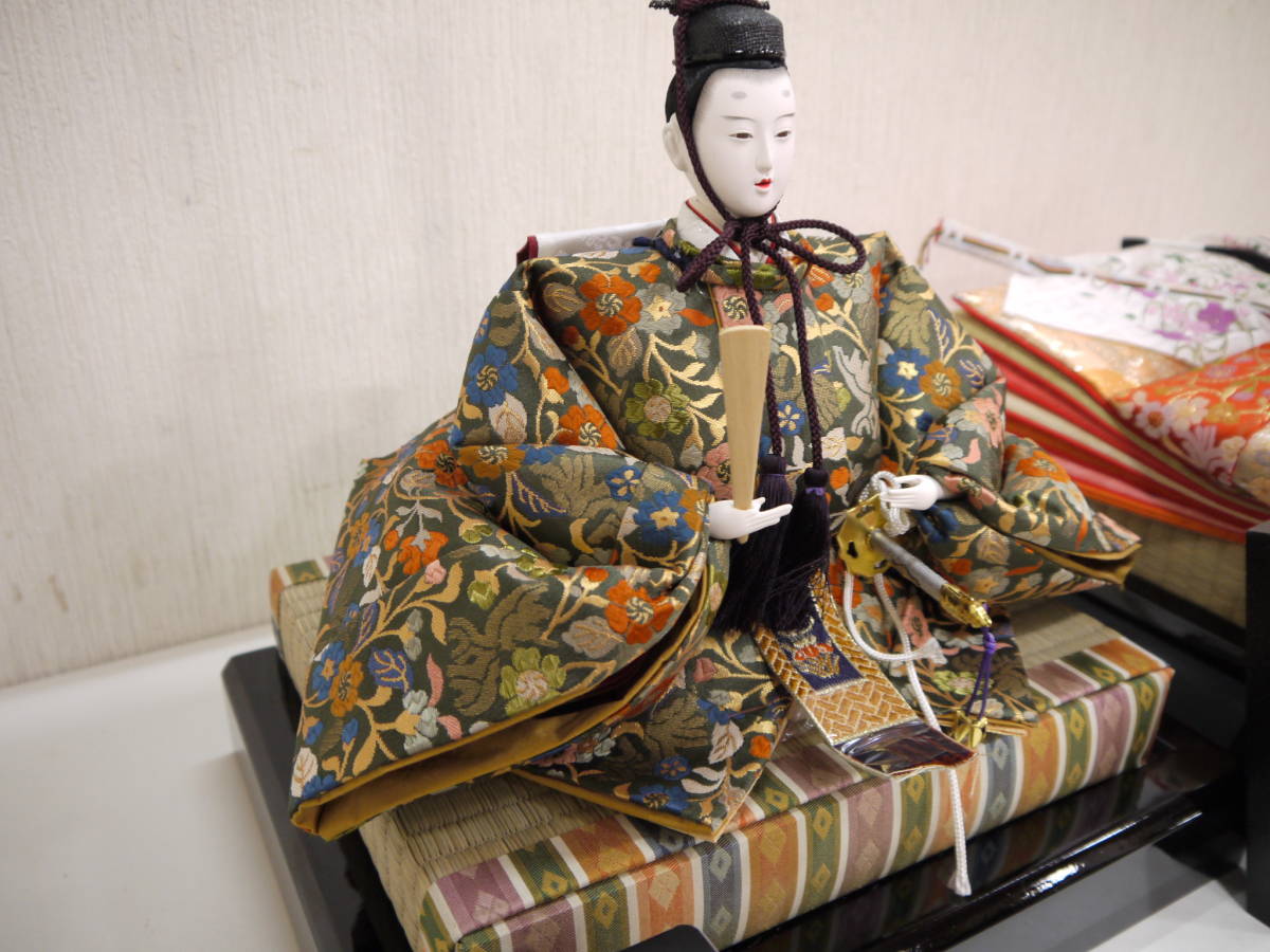 紫式部 木目込み人形 文机 木目込み人形「紫式部」 紫式部 木目込み