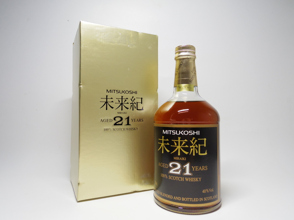 ◎◎MITSUKOSHI 三越 未来紀 21年 40度 700ml  スコッチウイスキー 箱無 未開栓 開】MITSUKOSHI 三越 未来紀 21年 SCOTCH WHISKY スコッチウィスキー