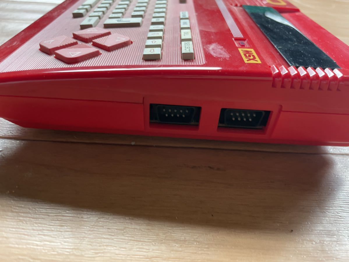 その他 CASIO MSX MX-10 RED CASIOカシオMSパーソナルコンピューター MX-10 アカ/ジャンク品 MX-10