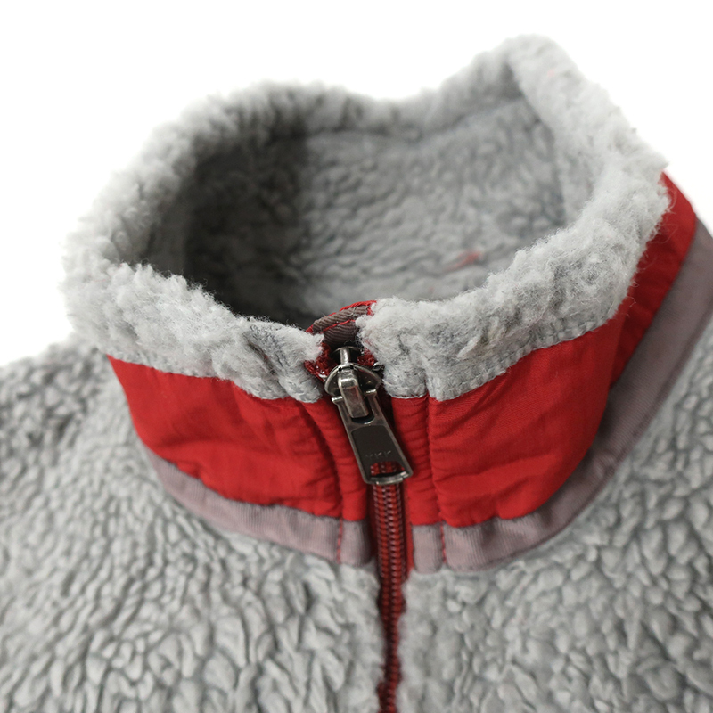 patagonia フリースベスト Lサイズ グレー/レッド 希少カラー◎patagonia パタゴニア クラシック レトロX フリースベスト
