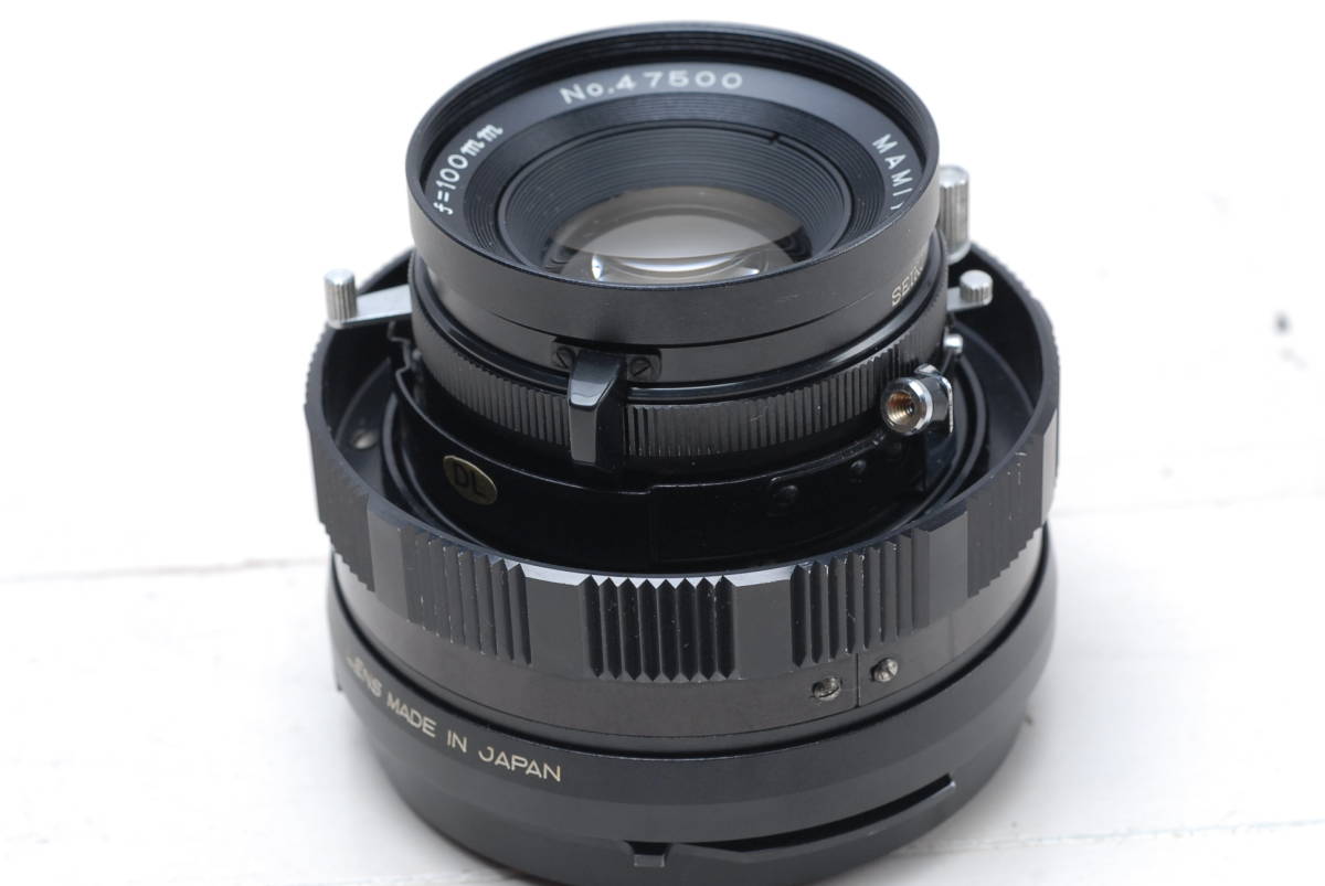 MAMIYA-SEKOR 1:3.5 f=100mm 沈胴式 マミヤプレス ユニバーサルプレス