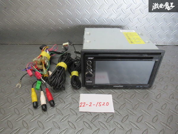 保証付 KENWOOD ケンウッド MDV-323 メモリーナビ カーナビ CD DVD再生