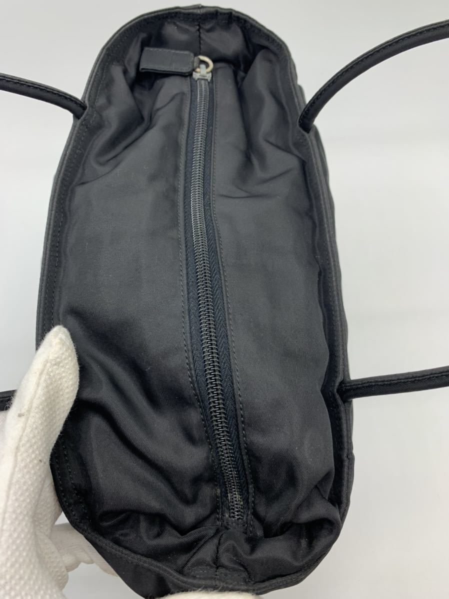 希少 PRADA SPORT プラダ バックロゴ スウェット ジップ ベスト 黒