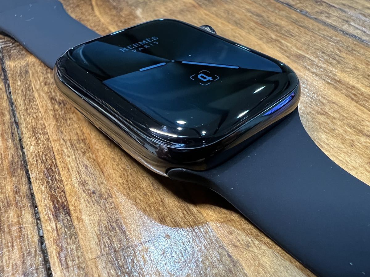 ☆即決 美品 Apple Watch series5 HERMES 44mm ブラック 本体 アップル  