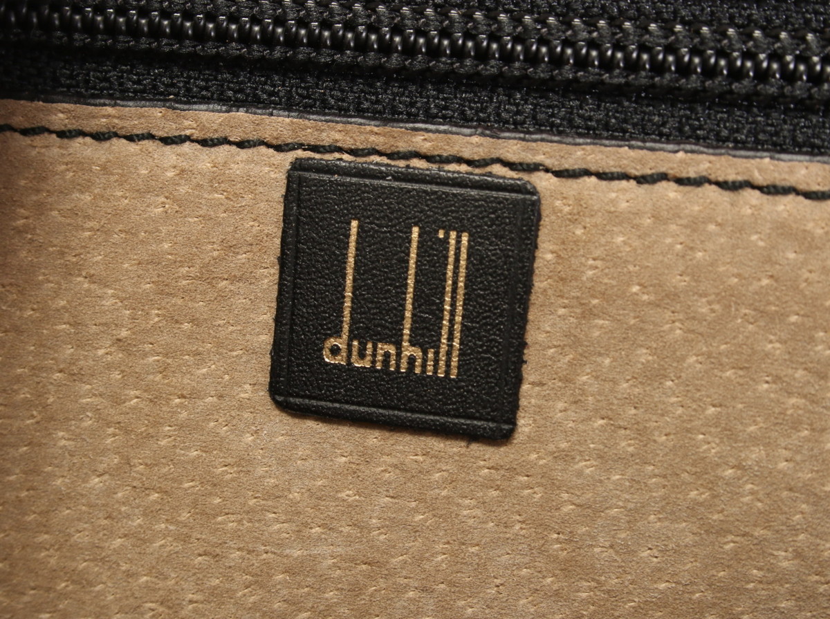 ダンヒル コンフィデンシャル dunhill 1円 レザー 二つ折り □1円□極 