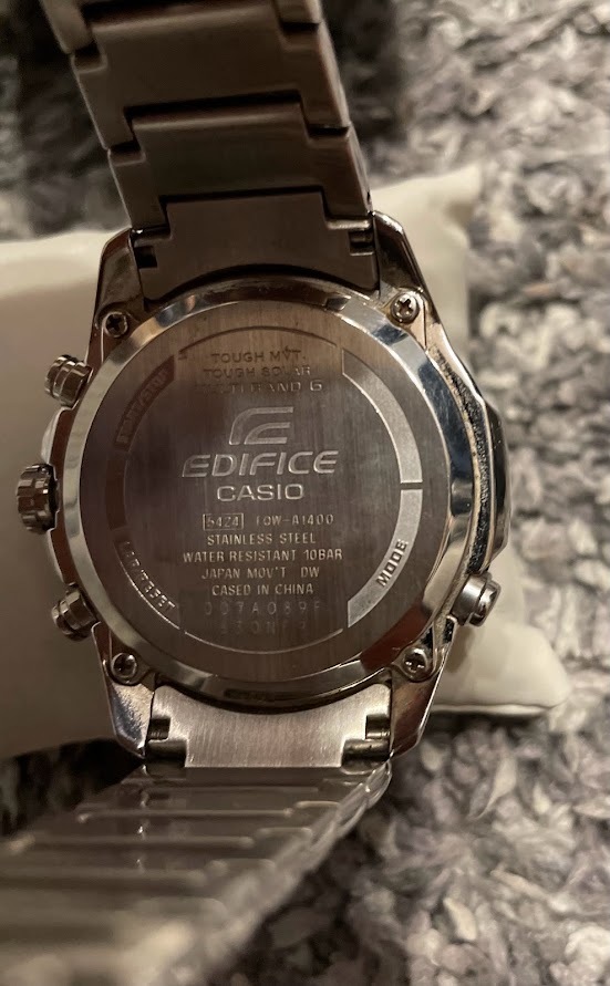 EDIFICE EQW-A1400DB-1AJFソーラー電波時計 【公式通販】