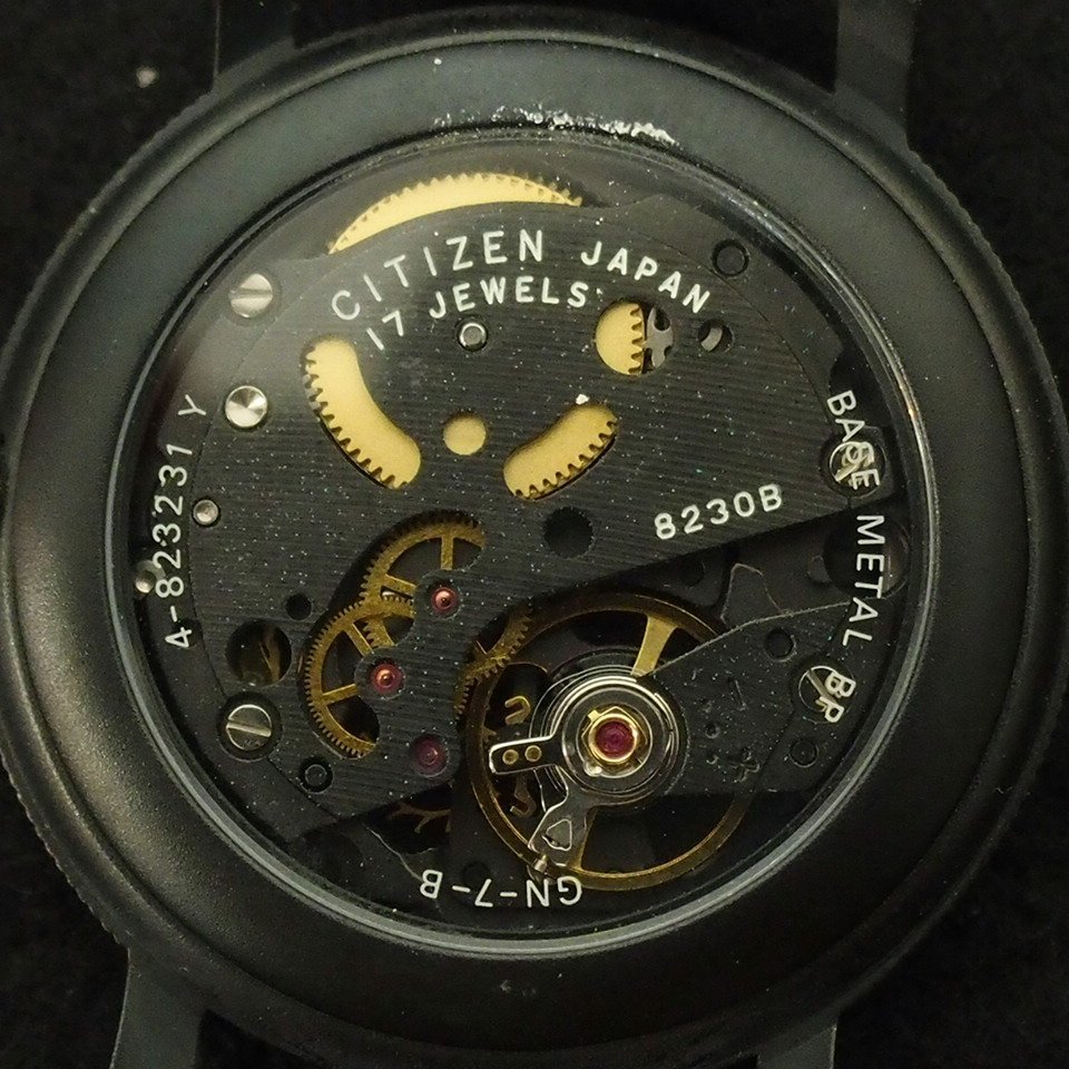 f002 Z1 希少 シチズン CITIZEN メンズ腕時計 手巻き ガリレオ GN-7-B 