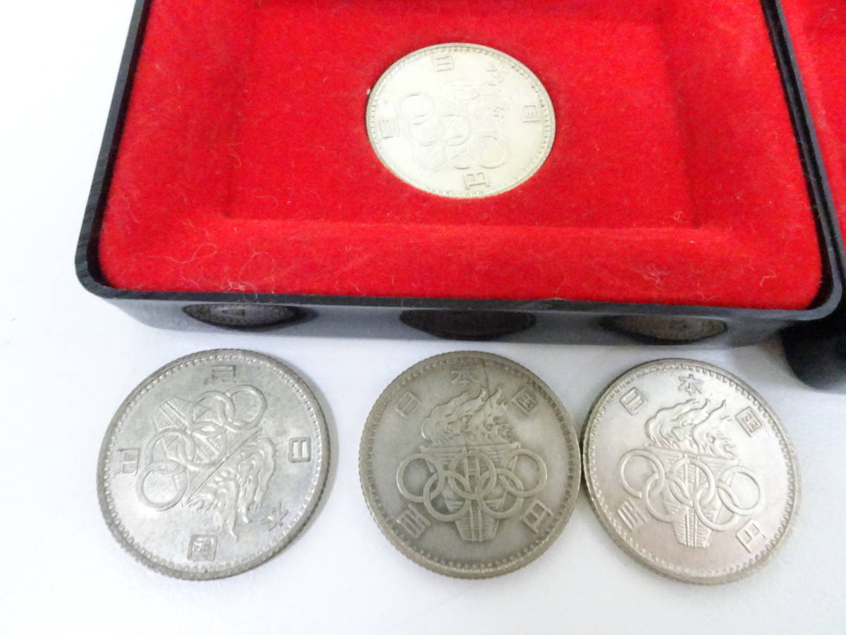 F0401-534　8938　記念硬貨　東京オリンピック　1964年　1000円　100円　共箱　セット　コレクション_2