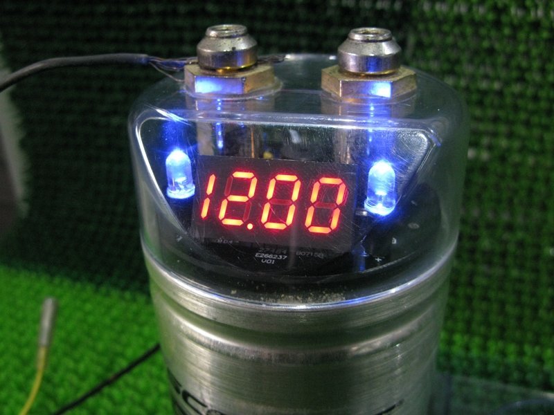『psi』 SCOSCHE 500K マイクロファラッド パワーコンデンサー オーディオキャパシター 動作確認済