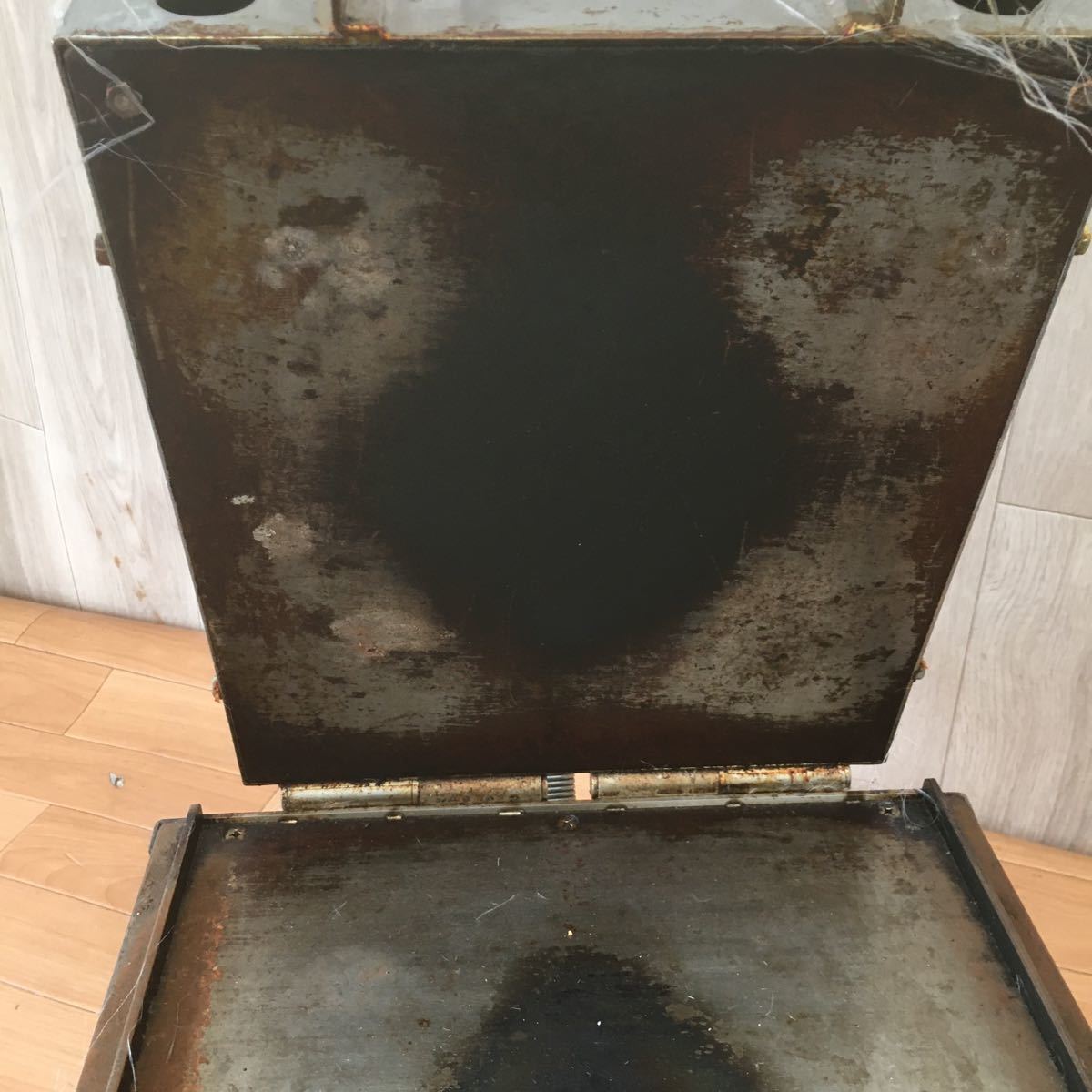 m61 佐川着払い　中古 業務用 リンナイ 都市ガス用 プレス式 いか焼き機 イカ焼き機 いか焼き イカ焼き バーナー R-402S2 _3