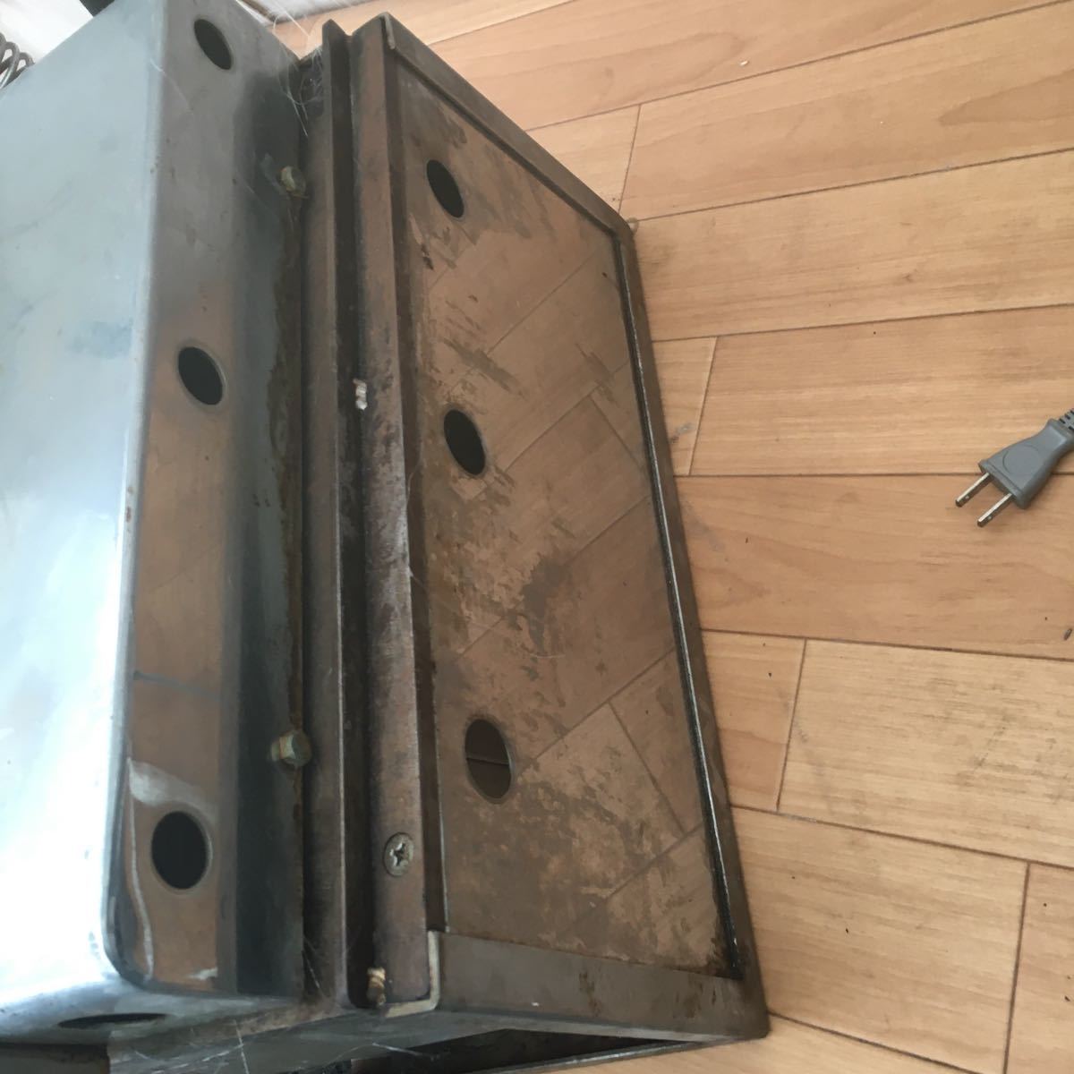 m61 佐川着払い　中古 業務用 リンナイ 都市ガス用 プレス式 いか焼き機 イカ焼き機 いか焼き イカ焼き バーナー R-402S2 _5