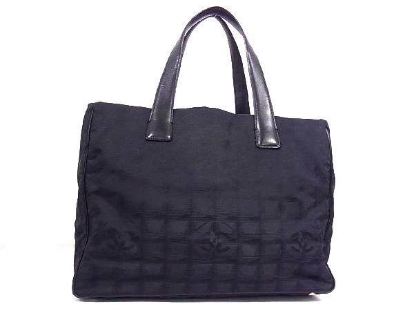 【本物保証，2026】 1円 CHANEL シャネル ココマーク ニュートラベルライン ナイロンキャンバス トートバッグ ショルダー 肩掛け ブラック系 X2436アh(ショルダーバッグ)｜売買されたオークション情報、yahooの商品 かばん、バッグ