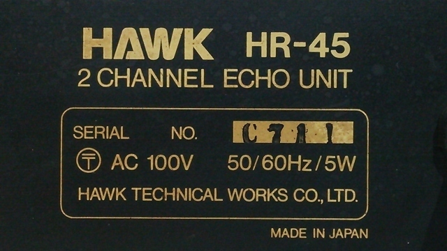 HAWK ホーク スプリングリバーブ エフェクター HR-45 ＆ Clarion