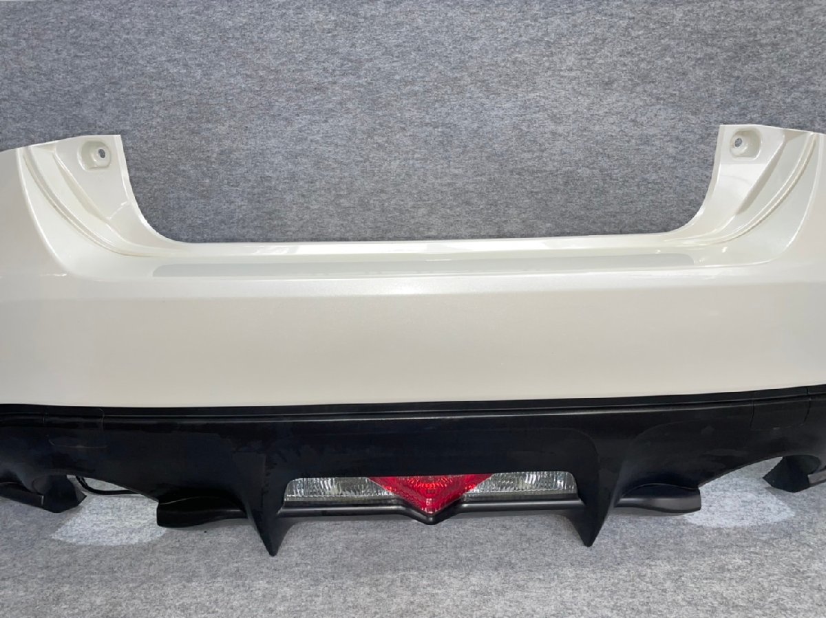 86・BRZ リヤバンパーパールホワイト 【K1X】 良品！ トヨタ 86 ZN6