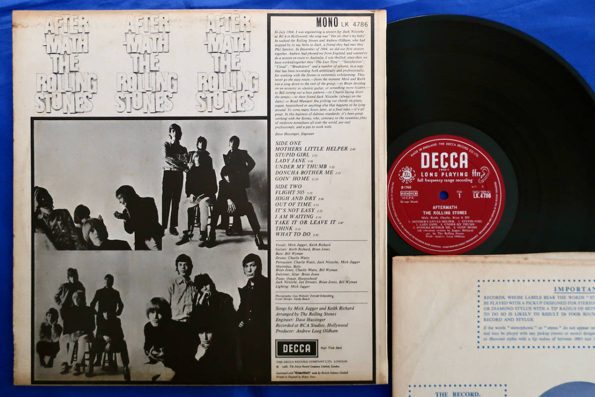 英国オープンデッカMONO原盤 1B/3A 両面深溝 UK DECCA Orig The