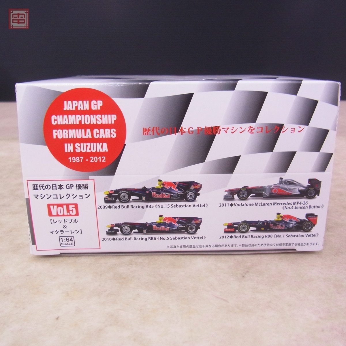 京商 1/64 歴代の日本 GP 優勝マシンコレクション Vol.5 〔レッドブル