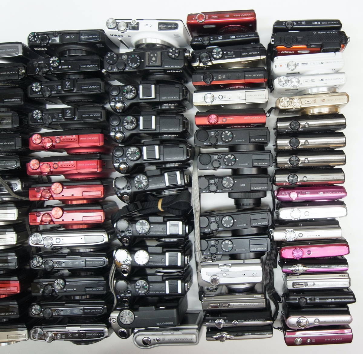93 ) デジタルカメラ・ Nikon まとめ 83台・動作未確認ジャンク扱 
