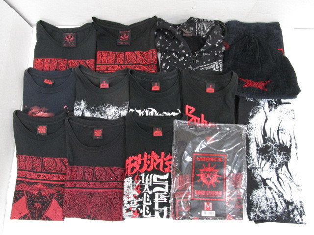C0210-3Y/ BABY METAL ベビーメタル ライブグッズなど まとめTシャツ 
