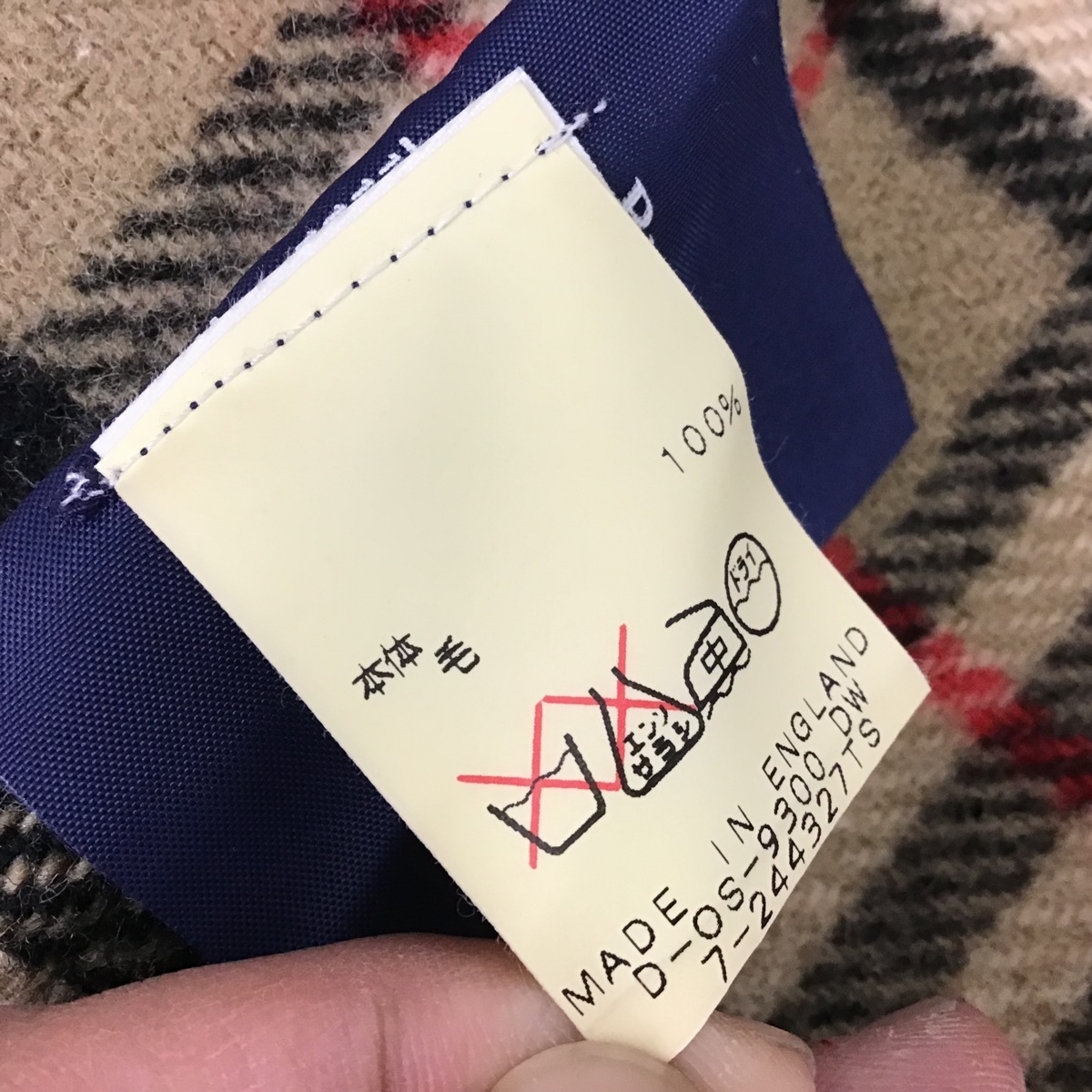 BURBERRY'S バーバリーズ 赤 ダッフルコート メンズ ☆美品☆【同梱