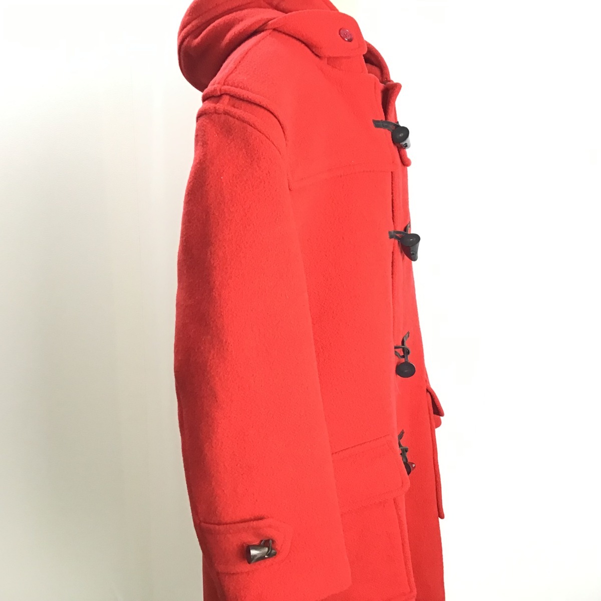 BURBERRY'S バーバリーズ 赤 ダッフルコート メンズ ☆美品☆【同梱