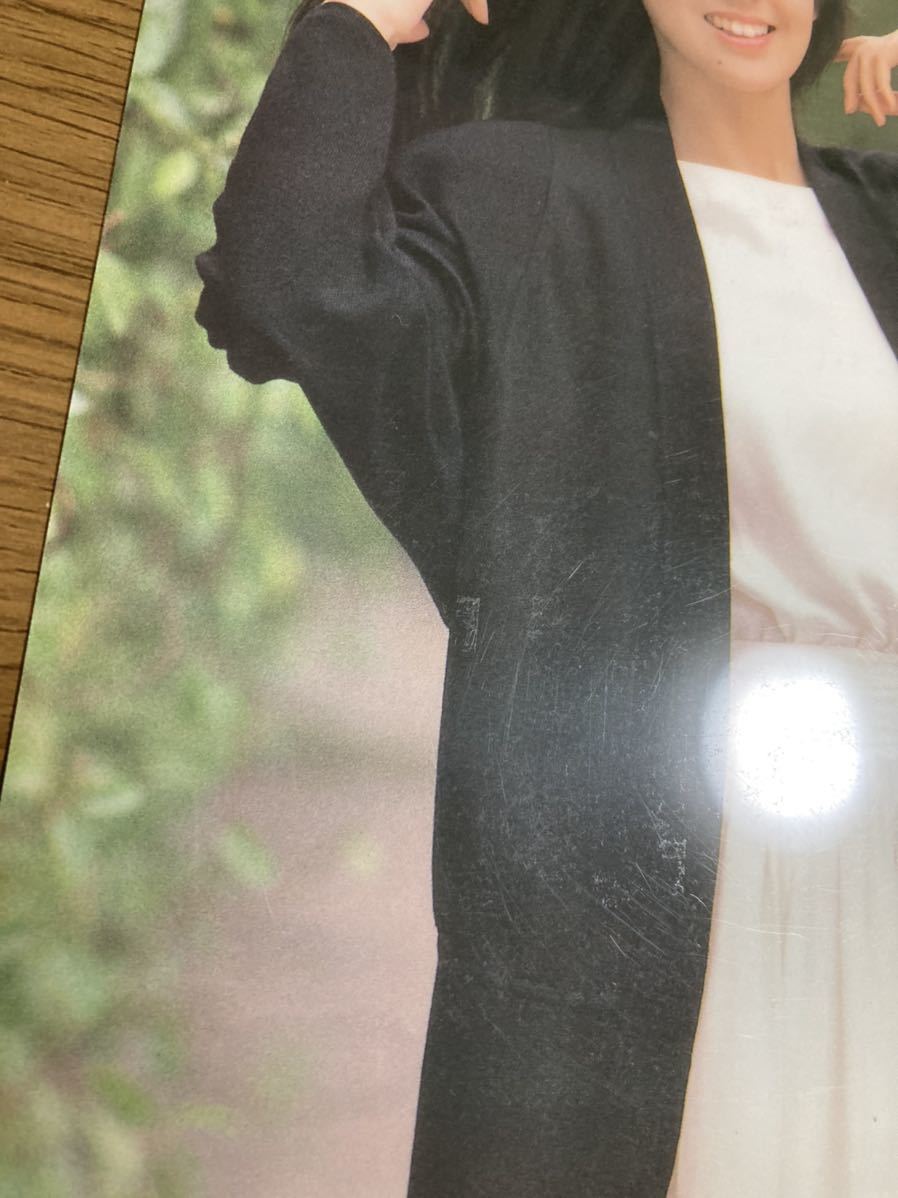 南野陽子　ナンノ　昭和レトロ　アイドル　未使用品下じき　ビンテージ 未使用 南野陽子 下敷き 昭和 レトロ 当時物 アイドル ナンノ NANNO