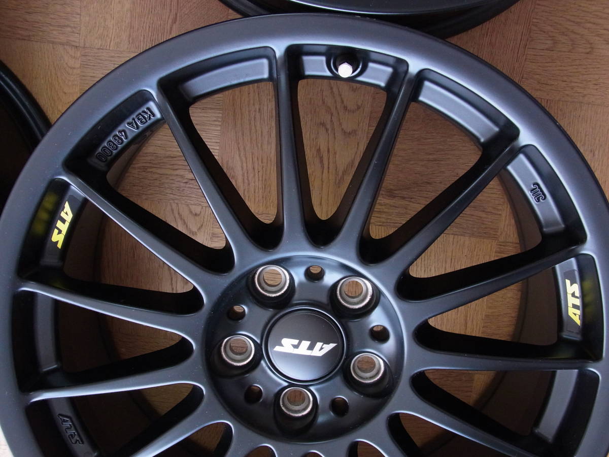 軽量 ATS Street Rally 18x7.5J+48 5/112 Matt Black 4本組 極美品 