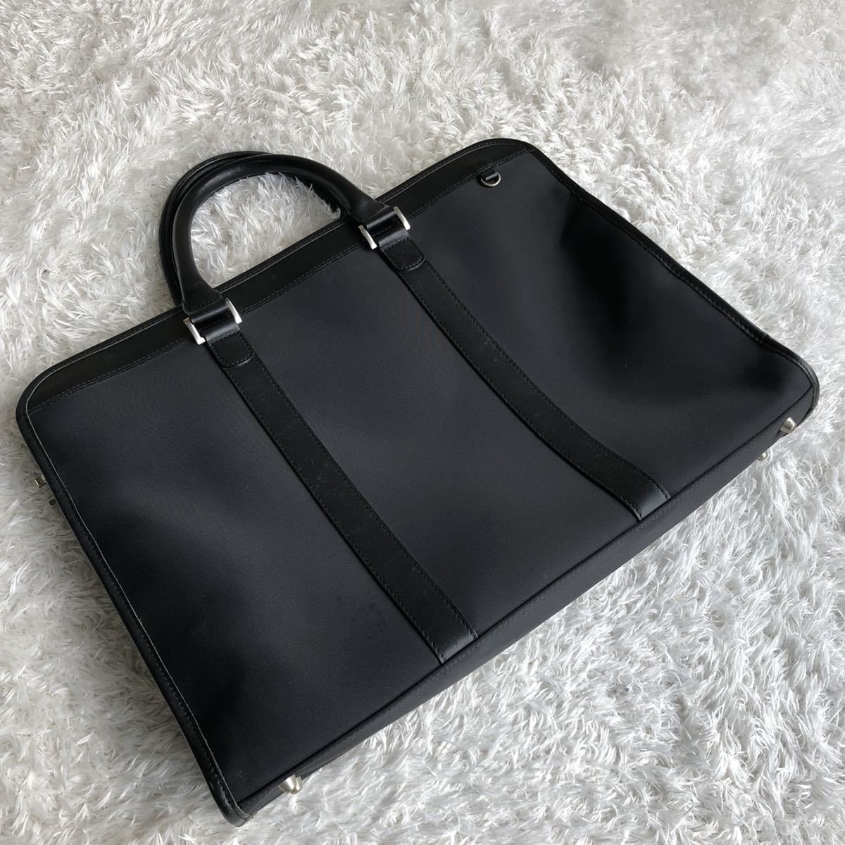 Burberry BLACK LABEL✨極美品✨ブリーフケース ビジネスバッグ BURBERRY バーバリー ブラックレーベル ブリーフケース ブラック